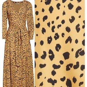 Leopard print day dress